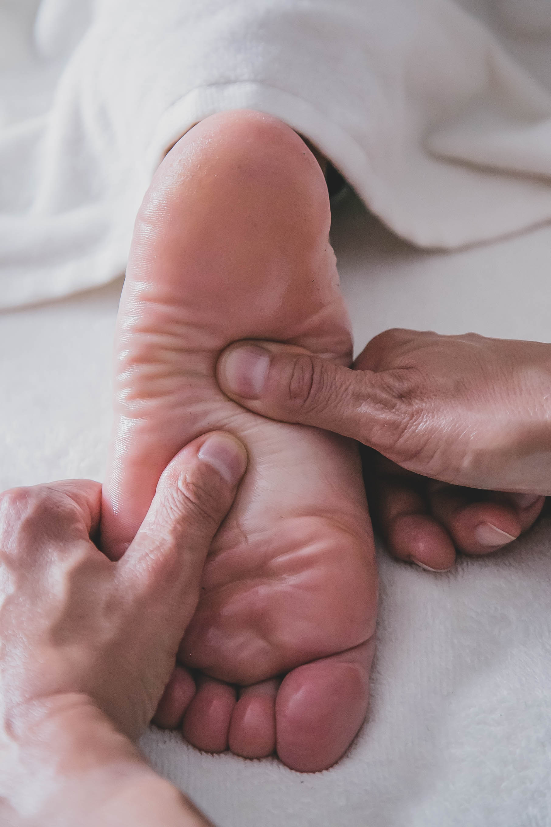 Séance de massage métamorphique